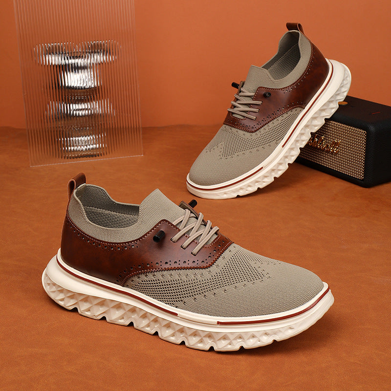 Damen Sportliche Sneaker mit atmungsaktivem Mesh-Obermaterial und rutschfester Sohle