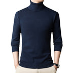 Herren figurbetonter Pullover mit Rollkragen R&B