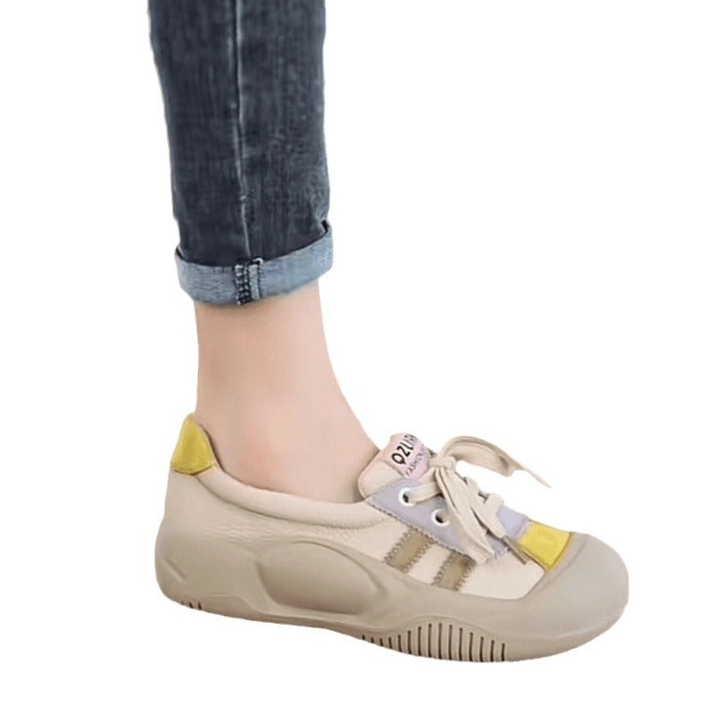 Damen Sportliche Sneaker mit modischem Schnür-Design R&B
