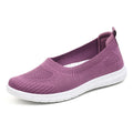 Damen Elastische Slip-On Freizeitschuhe