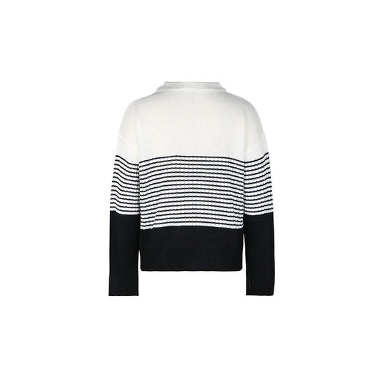 R&B | Gestreifter Strickpullover Für Bequeme Outfits