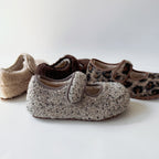 Damen Kuschelige Hausschuhe mit verstellbarem Riemen und weichem Innenfutter R&B