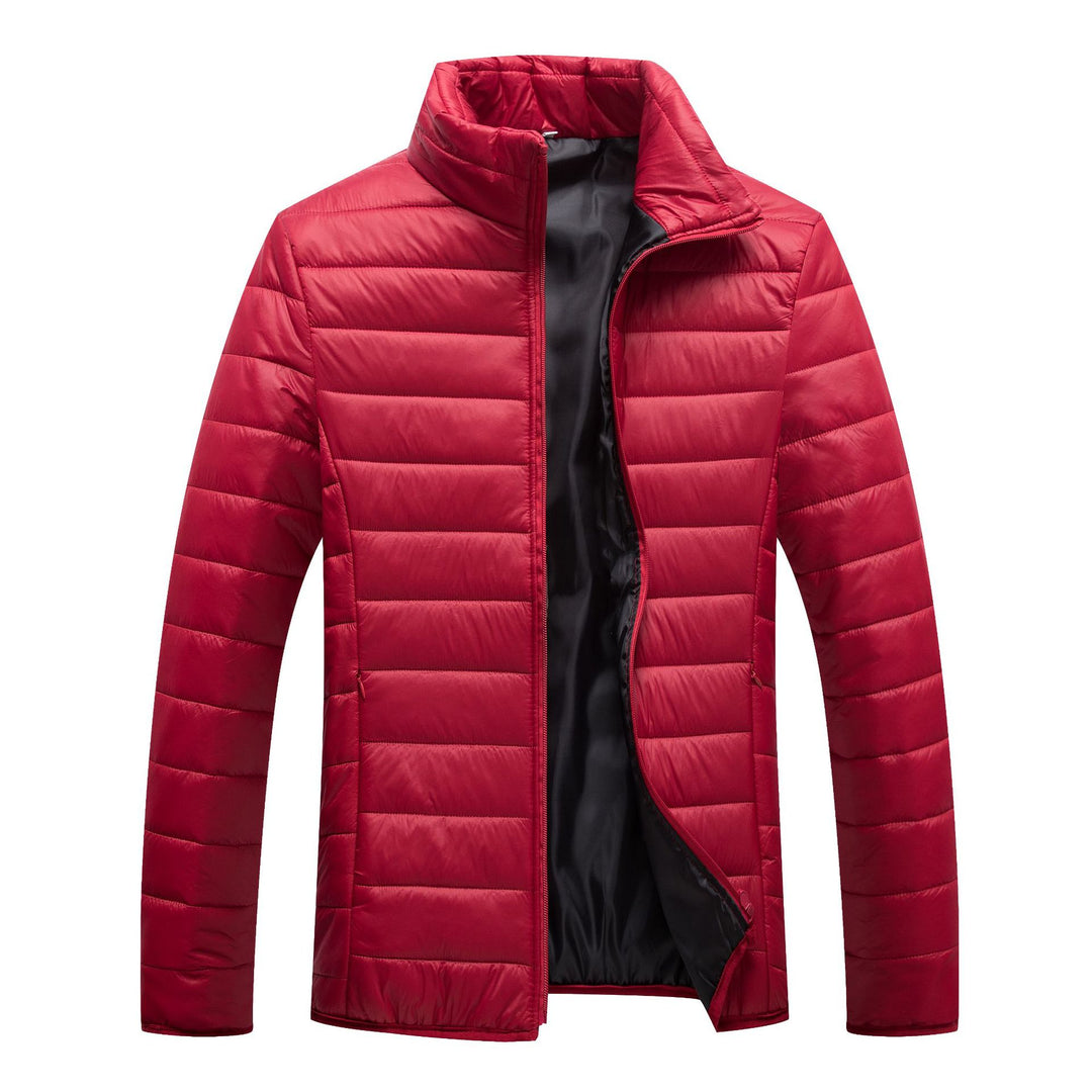 Herren Steppjacke mit hochgeschlossenem Kragen und wärmender Füllung R&B