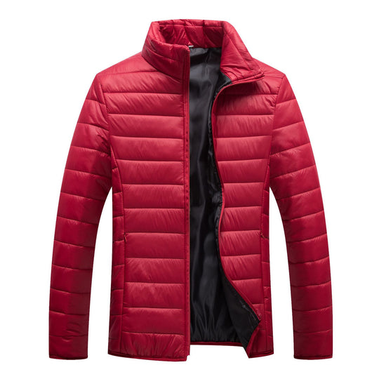 Herren Steppjacke mit hochgeschlossenem Kragen und wärmender Füllung R&B