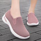 Damen Atmungsaktive Slip-On Sneakers mit elastischem Band R&B