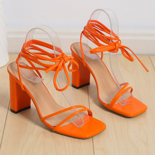 Damen Transparente High Heels R&B