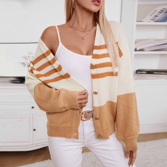 Damen Layering Strickjacke R&B