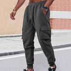 Herren Freizeit Cargo-Hose mit bequemem Schnitt und praktischen Taschen R&B
