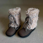 Damen Kuschelige Winterboots mit weichem Kunstfellkragen und rutschfester Sohle R&B