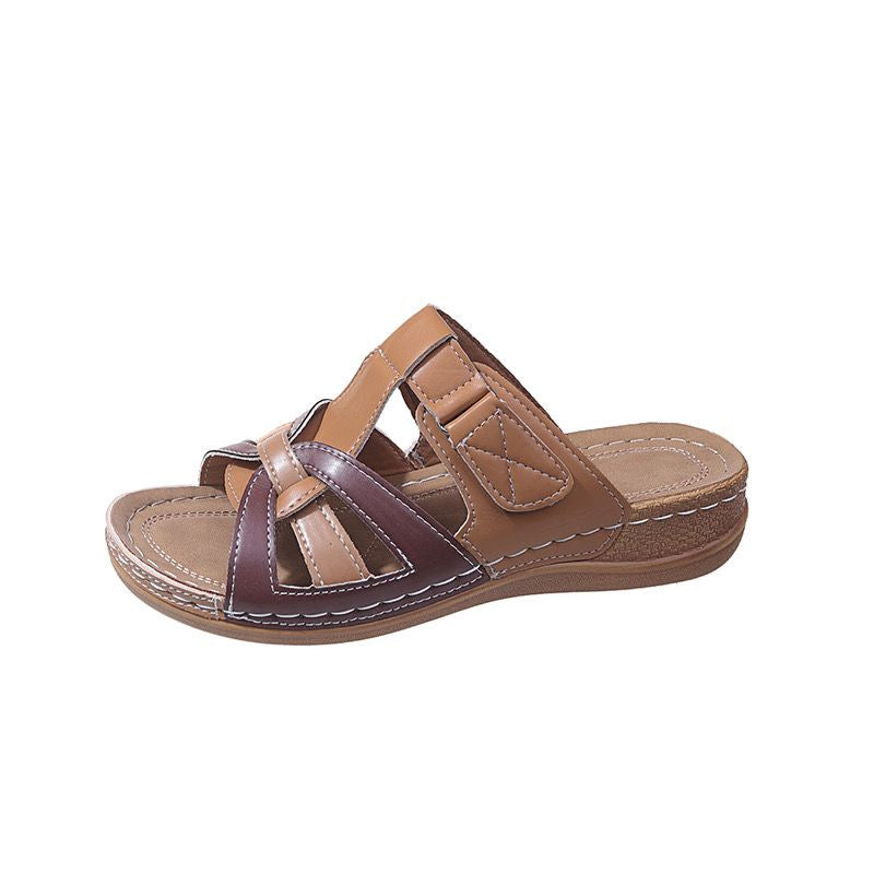 Damen Clogs mit verstellbaren Riemen und gepolstertem Fußbett R&B