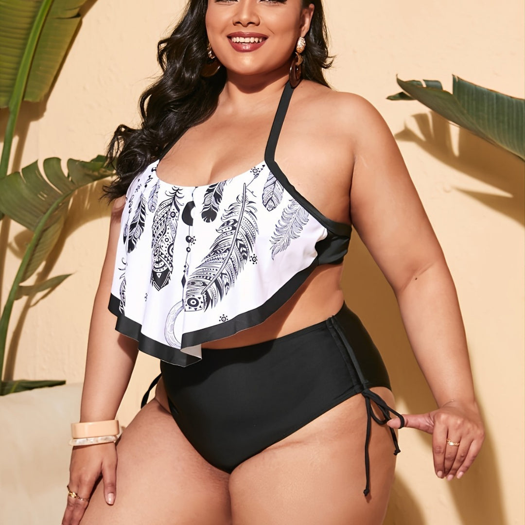 Damen Küstentaugliches Strandtop mit lässigem Schnitt R&B