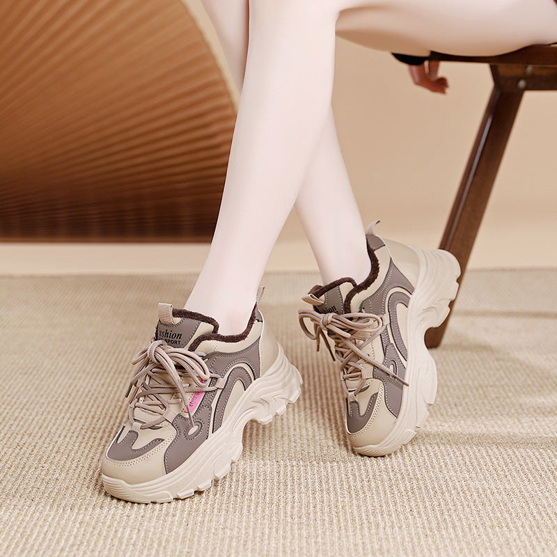 Damen Trendige Schnürschuhe mit Komfortsohle und atmungsaktivem Futter R&B