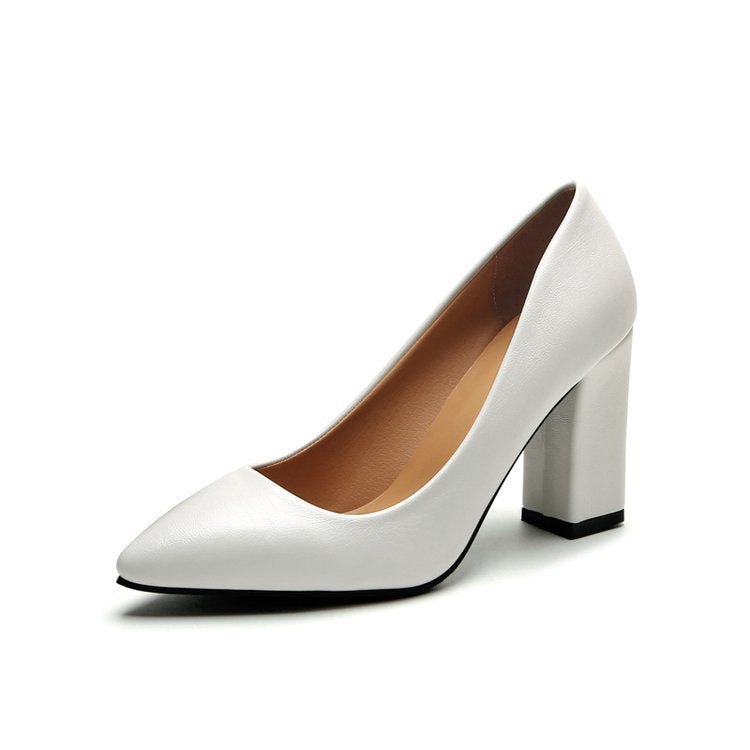 Damen elegante High Heels mit blockiertem Absatz R&B