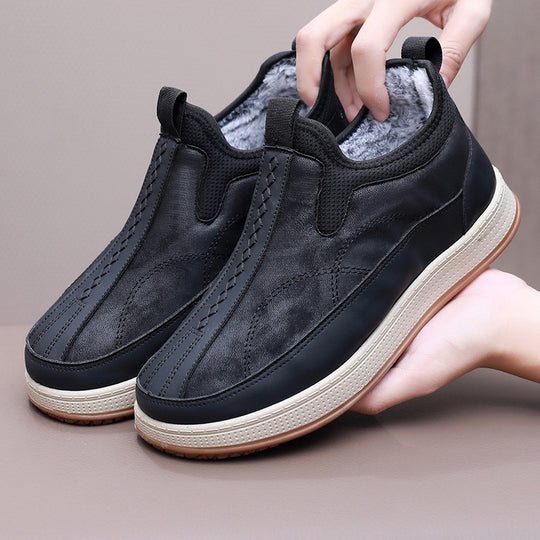 Damen Bequeme Winter-Slipper aus imitat mit warmem Innenfutter R&B