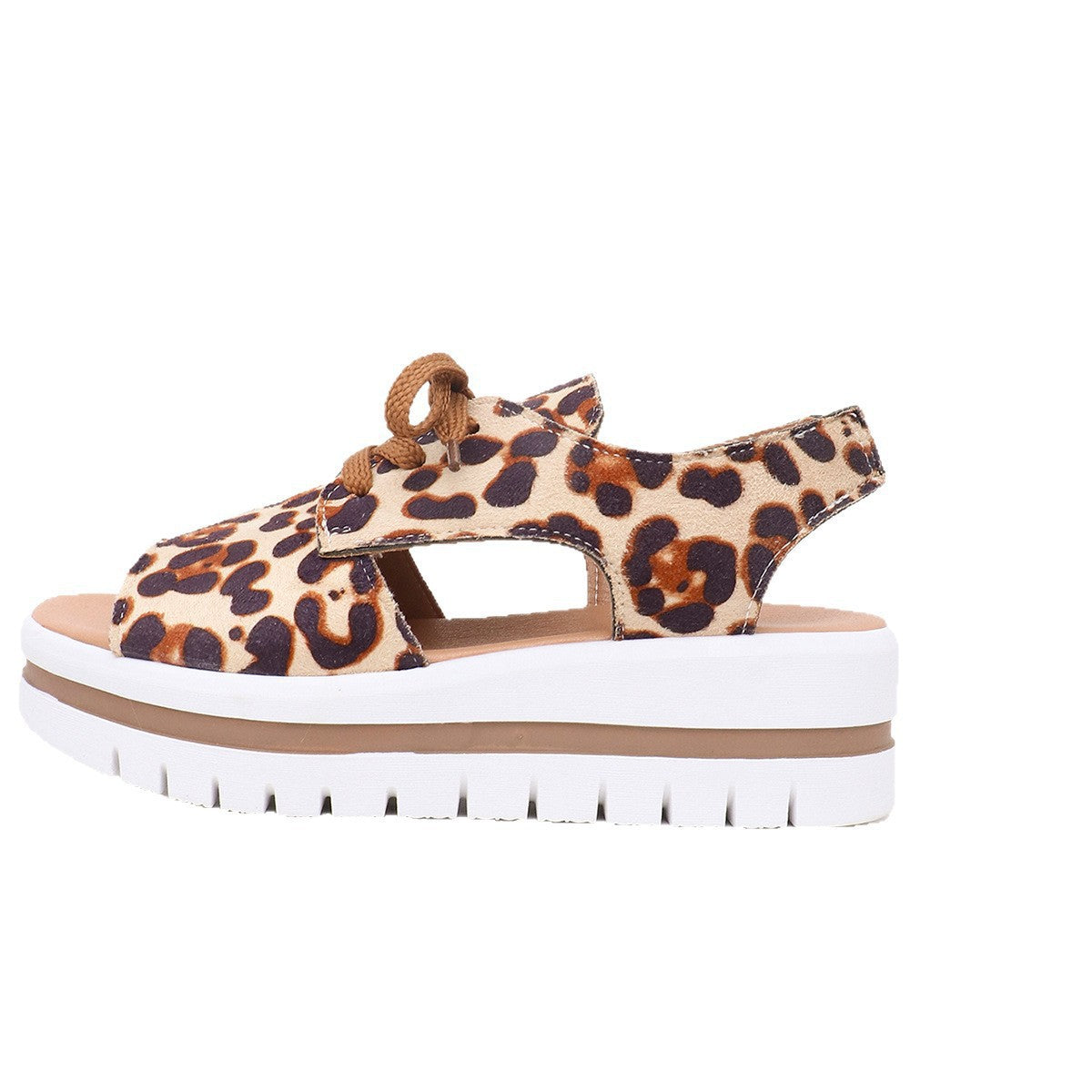 Damen sportliche Plateau-Sandalen mit atmungsaktivem Obermaterial und modischem Design R&B