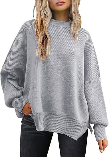 Damen lockerer Strickpullover R&B