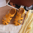 Damen modische Sandalen mit verstellbaren Schnallen und rutschfester Sohle R&B