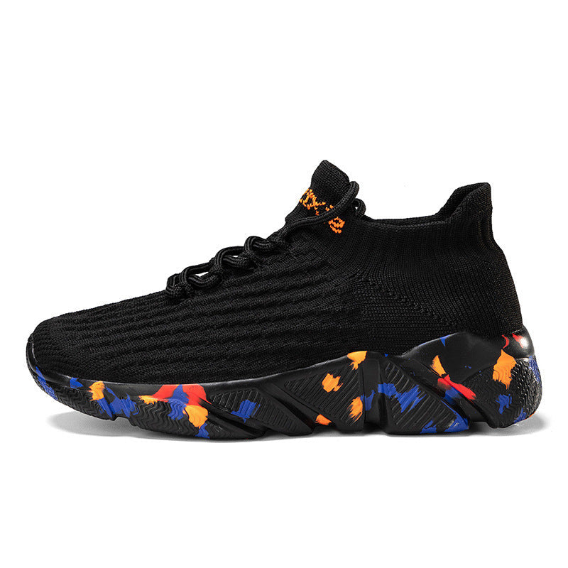 Damen Sportliche Stricksneaker mit flexiblem Obermaterial und rutschfester Sohle