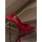 Damen Slingback High Heel Sandalen R&B