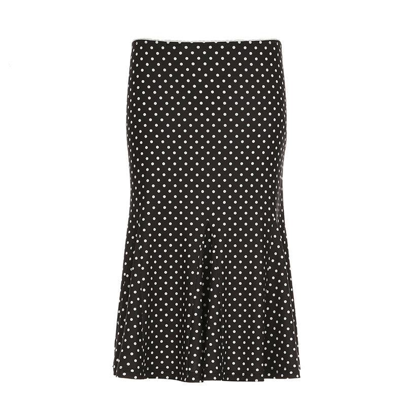 Damen Midi-Rock mit sanft fallendem Saum und elastischem Bund R&B