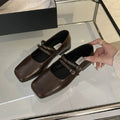 Damen elegante Mary Jane Ballerinas mit modischen Riemchen R&B