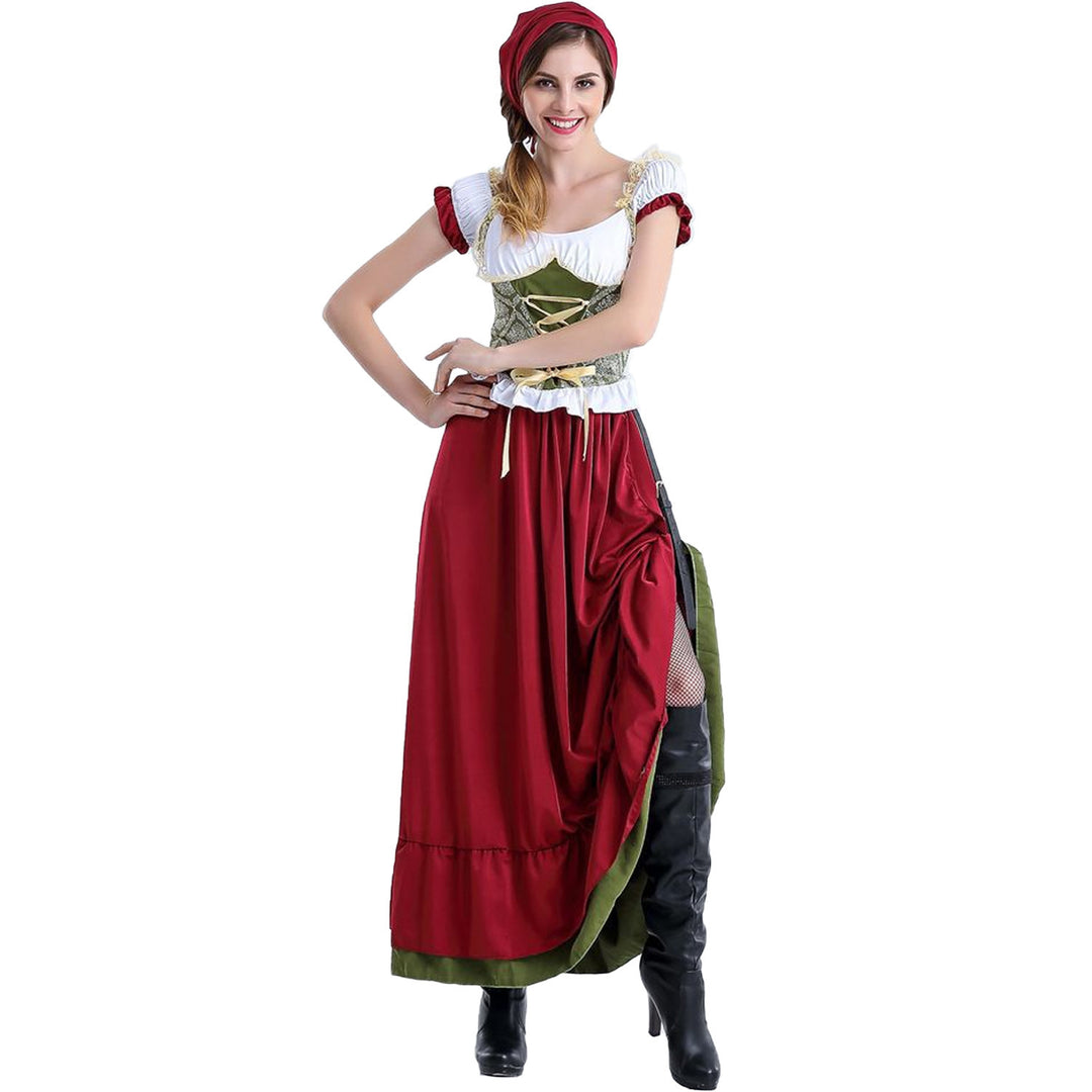Damen Trachtenkostüm mit eleganten Rüschen und romantischem Mieder R&B