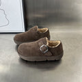 Damen Gemütliche Clogs mit weichem Futter und modischem Schnallenverschluss R&B