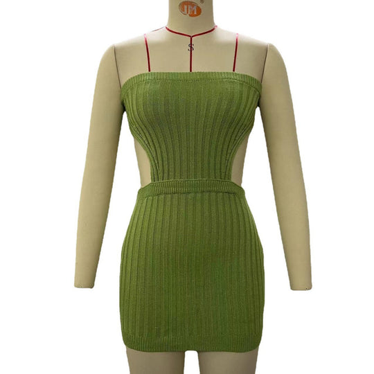 Damen figurbetontes Mini-Kleid mit Cut-Out-Details R&B