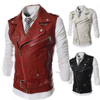 Damen Biker-Weste mit asymmetrischem Reißverschluss und Taschen