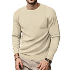 Herren lässiger Pullover aus atmungsaktivem Strukturstoff R&B