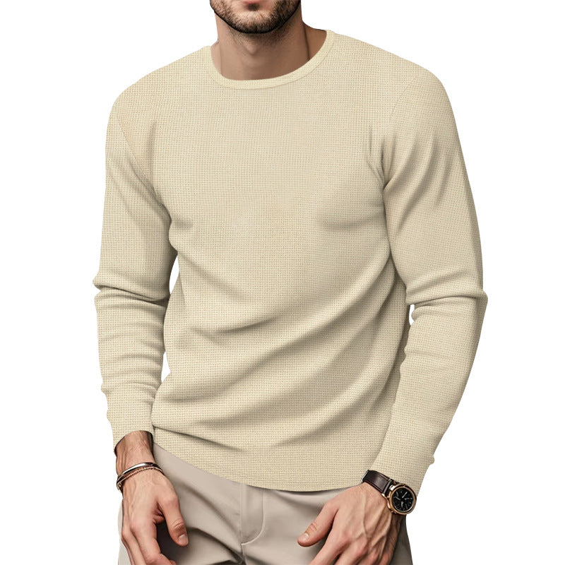 Herren lässiger Pullover aus atmungsaktivem Strukturstoff R&B