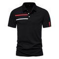 Herren Poloshirt mit kreativem Farbdesign und modischen Akzenten