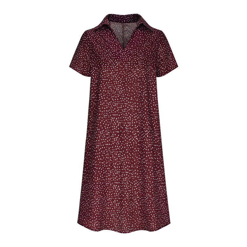 Damen Hemdkleid mit Polo-Kragen und leichtem, atmungsaktivem Stoff R&B