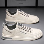 Herren Sportschuhe mit atmungsaktivem Leder und dämpfender Sohle