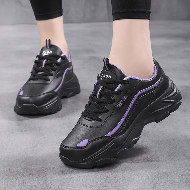 Damen modische und komfortable Sneakers mit dämpfender Sohle