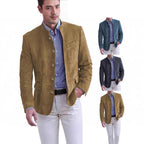 Herren elegante Wildlederjacke im modernen Design R&B