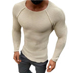 Herren modischer Strickpullover mit strukturiertem Design R&B