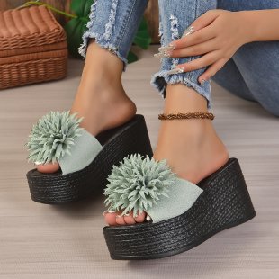 Damen Espadrilles mit modischem Blumendesign R&B