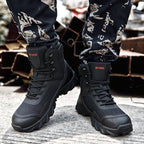 Herren strapazierfähige High-Top Outdoor-Schuhe mit rutschfester Sohle R&B