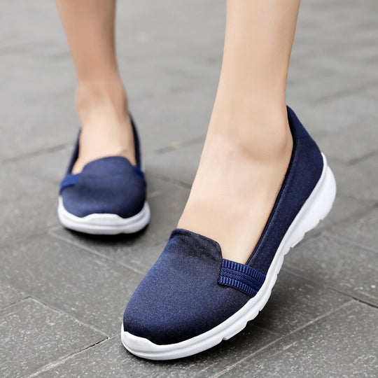 Damen Komfortable Slip-On Freizeitschuhe R&B