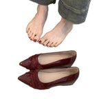 Damen spitze Pumps mit kunstvollem Knoten aus feinem Satin R&B