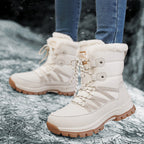 Damen Gefütterte Winterstiefel mit rutschfester Sohle und isolierender Polsterung R&B