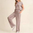Damen gemütliches Lounge-Set mit hoher Taille R&B