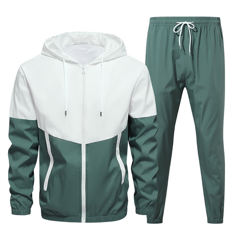 Herren Sportanzug mit atmungsaktiver Jacke und elastischen Jogginghosen