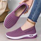 Damen Leichte Komfort-Sneaker mit atmungsaktiver Strickoberfläche