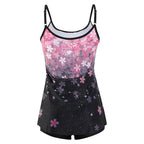 Damen lässiger Strandtop mit Shorts R&B