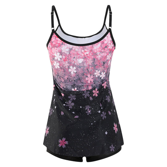 Damen lässiger Strandtop mit Shorts R&B