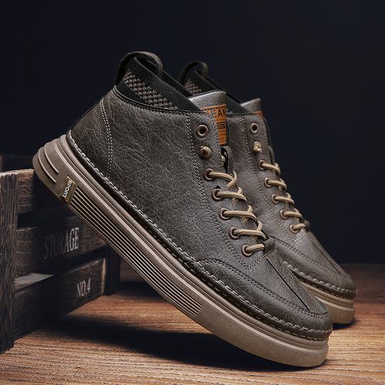 Herren modische Winterstiefel mit rutschfester Sohle und atmungsaktivem Innenfutter R&B