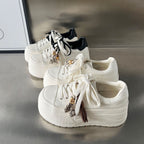 Damen Plattform Sneakers mit modischem Design und innovativem Schnürsystem R&B