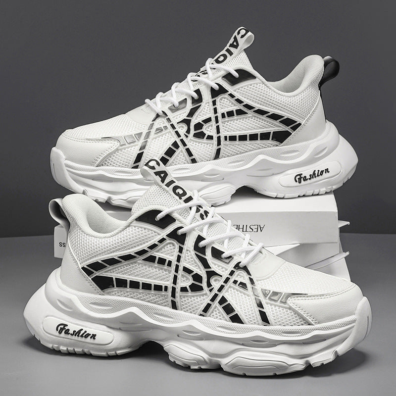 Damen Sportliche und moderne Sneaker mit atmungsaktiver Mesh-Oberfläche und dämpfender Sohle R&B